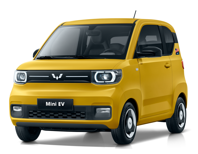 Xe điện Wuling Mini EV LV2 màu vàng chanh - sự lựa chọn phù hợp cho mọi nhà