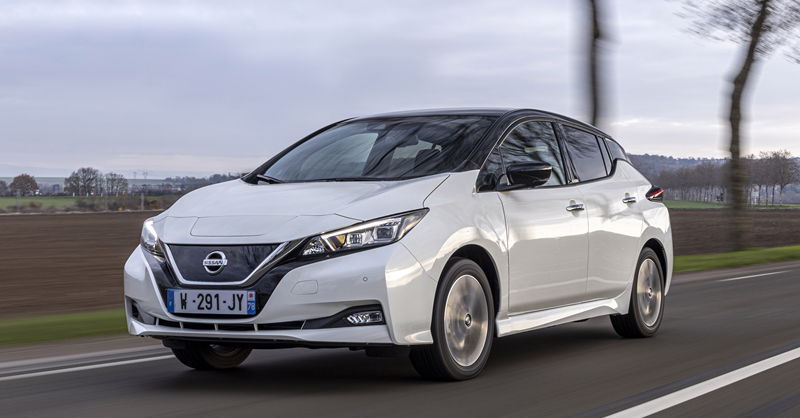 The 2023 Nissan Leaf glider version is a compact electric car