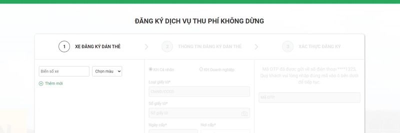 Bạn có thể truy cập website chính thức của VETC là https://vetc.com.vn/ để đăng ký dịch vụ thu phí không dừng
