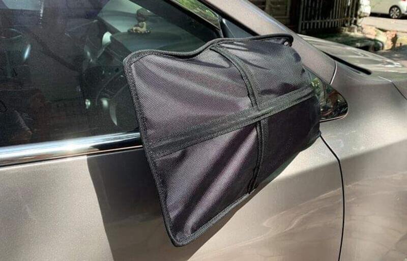 Equipped with a mirror protection bag to make it difficult for thieves to steal effectively