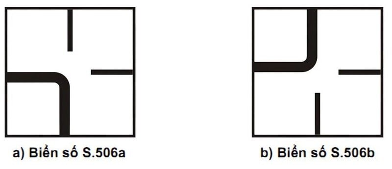 Chi tiết về biển báo hiệu hướng đường ưu tiên S.596