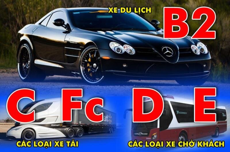 Bằng lái F là cao nhất trong các loại bằng lái xe ô tô