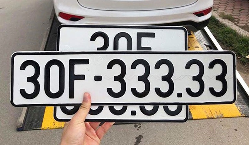 Phí cấp biển số là khác nhau giữa các loại xe ở tỉnh thành khác nhau
