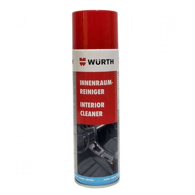 Làm sạch nội thất xe ô tô với chai xịt Wurth Interior Cleaner P119