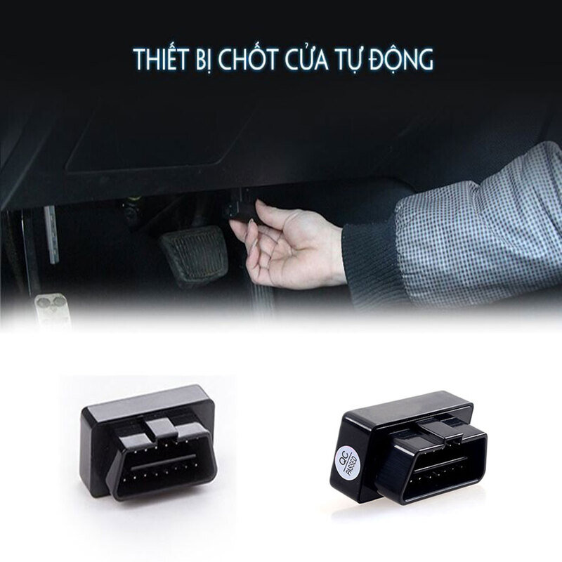 Autolock được lắp vào cổng OBD2 được thiết kế ở phía dưới ghế lái