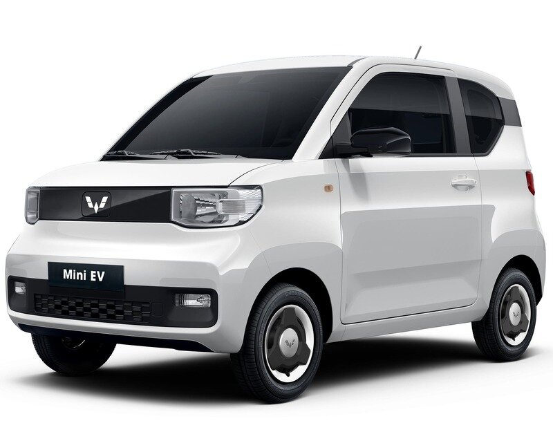 Wuling Mini EV LV1 với phiên bản màu trắng hiện đại