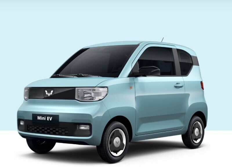 Trang bị ngoại thất xe Wuling Mini EV LV1 với hệ thống đèn chiếu sáng hiện đại 