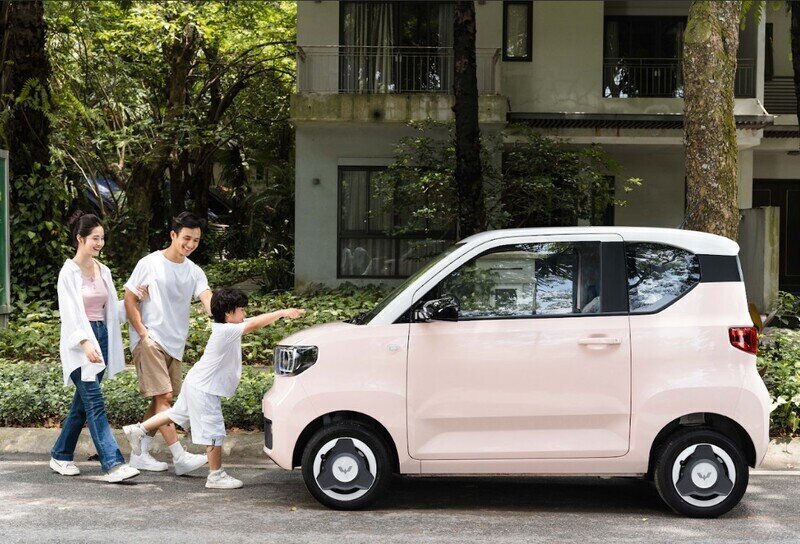 Trang bị ngoại thất của Wuling Mini EV LV2 với nhiều nâng cấp hiện đại