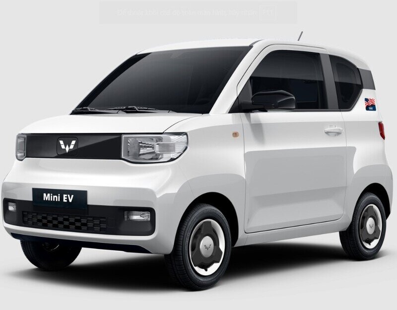 Wuling Mini EV LV1 màu trắng là đáp án hoàn hảo cho câu hỏi tuổi canh tuất 1970 mua xe màu gì hợp