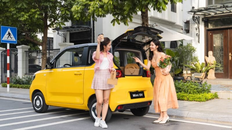 Wuling Mini EV LV2 120 có không gian rộng rãi, đầy đủ tiện nghi