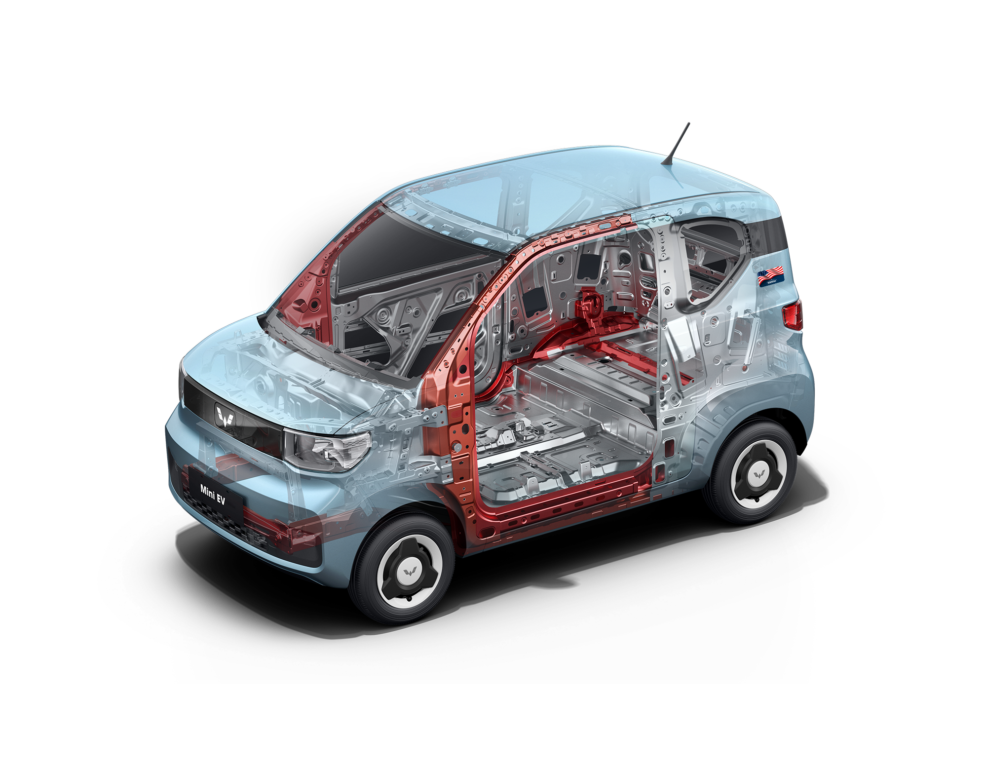 Detailed structure of Wuling electric car