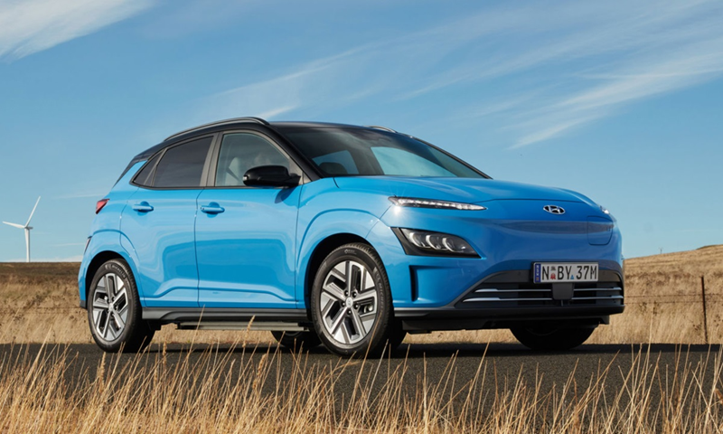 Hyundai Kona Electric - 4-seat electric car model for families equipped with many outstanding features