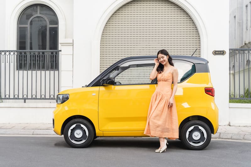 Xe điện Wuling có thiết kế độc đáo và nhỏ gọn