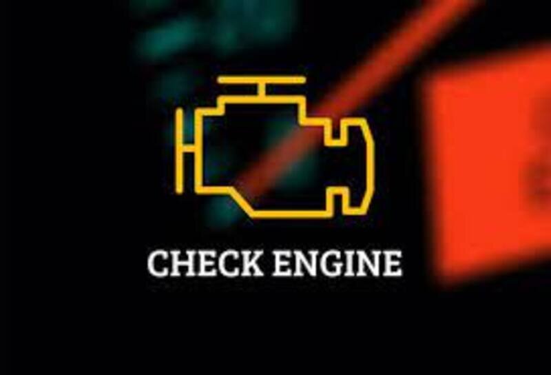 Đèn Check Engine báo sáng nhận biết cảm biến bị lỗi hoặc hỏng